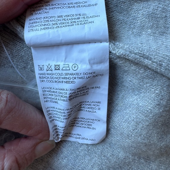 Club Monaco Delaynee Vest Oversize Sleeveless Cardigan Xs/s Gray - Picture 5 of 5